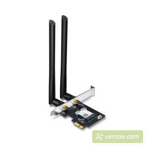 Адаптер Wi-Fi TP-Link Archer T5E AC1200 Dual-Band PCI Adapter, Bluetooth 4.2 support, two external antennas