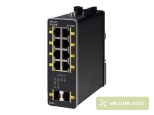 Коммутатор Cisco IE-1000-8P2S-LM IE-1000 GUI based L2 PoE switch, 2 GE SFP, 8 FE copper ports