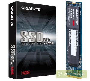 Твердотельный накопитель Gigabyte GP-GSM2NE3256GNTD  SSD 256GB, TLC, M.2 (2280), PCIe Gen 3.0 x4, NVMe, R1700/W1100