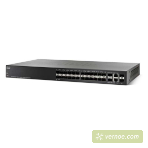 Коммутатор Cisco SG350-28SFP-K9-EU  SG350-28SFP 28-port Gigabit Managed SFP Switch