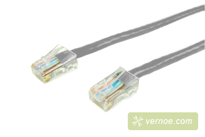 Кабель APC 3827GY-25  CAT 5 UTP 568B PATCH CABLE, GREY, RJ45 MALE TO RJ45 MALE, 4 PAIR, 24 AWG, STRANDED, PVC, 25 FT