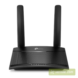 Маршрутизатор TP-Link TL-MR100 N300 4G LTE Wi-Fi router, built-in modem, 2 removable LTE antennas