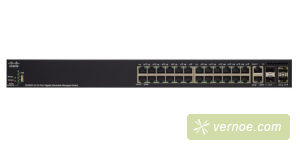 Коммутатор Cisco SG350X-24-K9-EU  SG350X-24 24-port Gigabit Stackabl