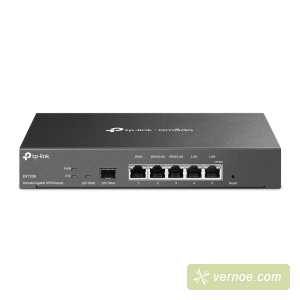 Маршрутизатор TP-Link TL-ER7206 Gigabit multi-WAN VPN router, 1 Gb SFP WAN,1 Gb RJ-45 WAN, 2 Gb WAN/LAN, 2 Gb fixed LAN ports