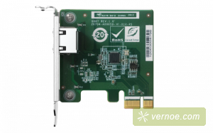 Сетевая карта QNAP QXG-2G1T-I225   1-port 2.5 GbE network expansion card, Controller I225-LM,  PCIe Gen2 x1, 3 x Brackets included (Full-height, Low-profile and Specialized for  NAS)