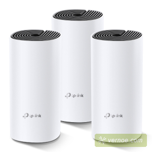 Точка доступа TP-Link Deco M4(3-pack) AC1200 Whole-Home Mesh Wi-Fi System, Qualcomm CPU, 867Mbps at 5GHz+300Mbps at 2.4GHz, 2 Gigabit Ports, 2 internal antennas