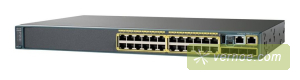 Коммутатор с предустановленным ПО Cisco WS-C2960X-24TS-L Catalyst 2960-X 24 GigE, 4 x 1G SFP, LAN Base