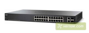 Коммутатор Cisco SG250X-24P-K9-EU SG250X-24P 24-Port Gigabit PoE Smart Switch with 10G Uplinks