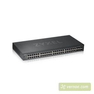 Коммутатор ZyXEL GS1920-48V2-EU0101F  GS1920-48v2 Hybrid Smart switch Zyxel Nebula Flex, 44xGE, 4xCombo (SFP/RJ-45), 2xSFP, Standalone / cloud management