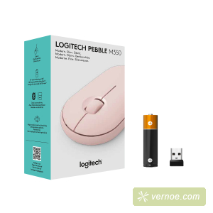 Мышь Logitech Europe S.A. 910-005717 Logitech Wireless Mouse Pebble M350  ROSE