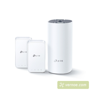 Точка доступа TP-Link Deco E3(2-pack) AC1200 Whole-Home Mesh Wi-Fi System, 867Mbps at 5GHz+300Mbps at 2.4GHz, 2 10/100Mbps Ports, 2 internal antennas, MU-MIMO