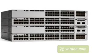 Коммутатор Cisco C9300-48P-E Catalyst 9300 48-port PoE+, Network Essentials