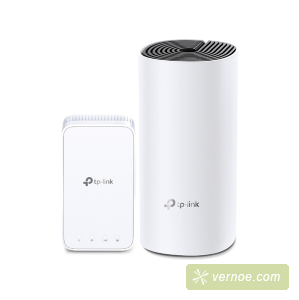 Точка доступа TP-Link Deco M3(2-pack) AC1200 Whole-Home Mesh Wi-Fi System, Qualcomm CPU, MediaTek CPU, 867Mbps at 5GHz+300Mbps at 2.4GHz, 2 Gigabit Ports, 2 internal antennas, MU-MIMO, Beamforming,Parental Controls, Quality of Service