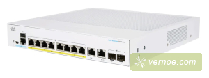 Коммутатор Cisco CBS250-8FP-E-2G-EU CBS250 Smart 8-port GE, Full PoE, Ext PS, 2x1G Combo