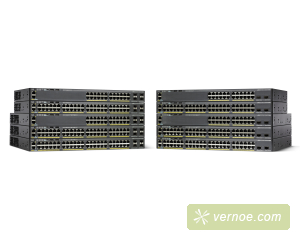 Коммутатор Cisco WS-C2960X-48LPD-L Catalyst 2960-X 48 GigE PoE 370W, 2 x 10G SFP+ LAN Base