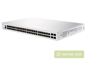 Коммутатор Cisco CBS250-48T-4G-EU CBS250 Smart 48-port GE, 4x1G SFP