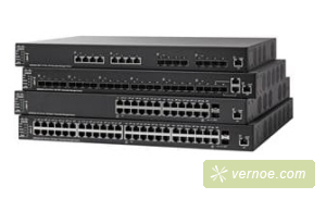 Коммутатор Cisco SX550X-24-K9-EU  SX550X-24 24-Port 10GBase-T Stackable Managed Switch