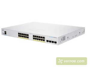 Коммутатор Cisco CBS250-24P-4X-EU CBS250 Smart 24-port GE, PoE, 4x10G SFP+