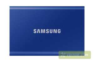 Твердотельный накопитель Samsung MU-PC2T0H/WW  SSD 2TB T7 USB Type-C, R/W 1000/1050MB/s, Blue