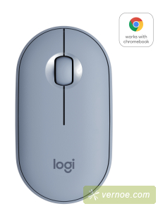 Мышь Logitech Europe S.A. 910-005719 Logitech Wireless Mouse Pebble M350 BLUE GREY