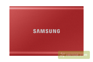 Твердотельный накопитель Samsung MU-PC500R/WW  SSD 500GB T7 Touch, USB Type-C, R/W 1000/1050MB/s, Red