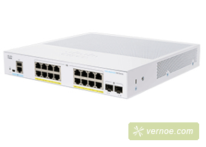 Коммутатор Cisco CBS350-16FP-2G-EU CBS350 Managed 16-port GE, Full PoE, 2x1G SFP