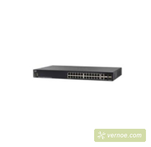 Коммутатор Cisco SG550X-24MP-K9-EU  SG550X-24MP 24-port Gigabit PoE Stackable Switch