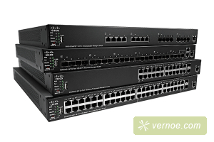 Коммутатор Cisco SX550X-24FT-K9-EU  SX550X-24FT 24-Port 10G Stackable Managed Switch