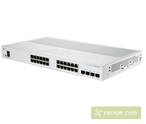 Коммутатор Cisco CBS250-24T-4G-EU CBS250 Smart 24-port GE, 4x1G SFP