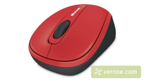 Мышь Microsoft GMF-00293  Wireless Mobile Mouse 3500 Flame Red Gloss (1000dpi, BlueTrack™, FM, 3btn+Roll, 1xAA, nanoreceiver ) Retail