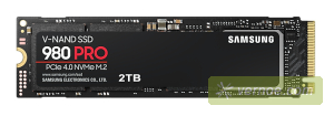 Твердотельный накопитель Samsung MZ-V8P2T0BW  SSD 2TB 980 PRO, V-NAND 3-bit MLC, Elpis, M.2 (2280) PCIe Gen 4.0 x4, NVMe 1.3c, R7000/W5100,  IOPs 1 000 000/1 000 000