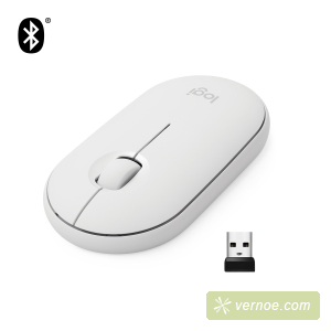 Мышь Logitech Europe S.A. 910-005716 Logitech Wireless Mouse Pebble M350 OFF-WHITE